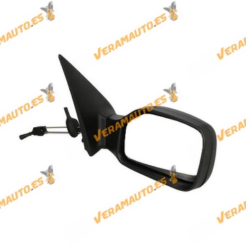 Peugeot 106 Rearview Mirror 1996 to 2003 | Right | Mechanical | Black | Similar to OEM 8148QL
