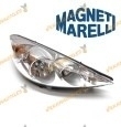 Faro | Óptica Peugeot 206 Plus de 2009 a 2012 | MAGNETI MARELLI | Lampara H7 Y H1 | Delantero Derecho | OEM 6206P3