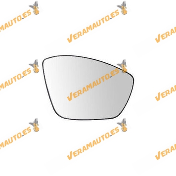 Glass + Mirror Base Peugeot 208 308 2008 | Citroen C3 from 2016 to 2023 | right | Convex and Thermal Glass OEM 1607512280
