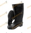 Black Rubber Wellington Boots | Size 45 | Color Black | pvc-material