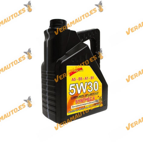 Petroline Engine Oil 5W30 Synthec 4 A5 B5 A1 B1 FORD WSS-M2C913-D/C/B/A Synthetic | 5 Litres