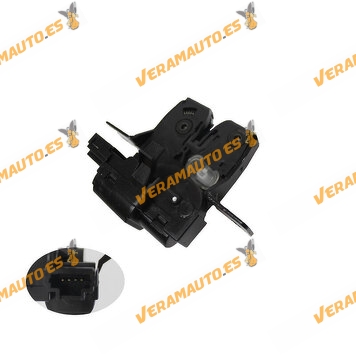 Renault and Nissan Trunk Lock | Central Locking Models | 4-Pin Connector | OEM 8200076240 | 90502-2DXDA
