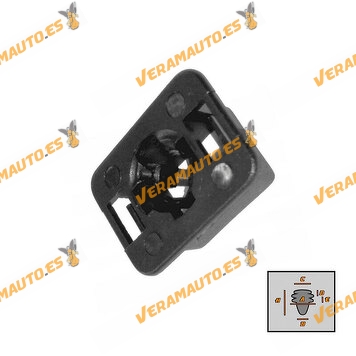 Set de 10 Grapas FIAT Brava Bravo Ducato Marea para Sujeción de los Faros OEM 46461781