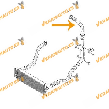 Volkswagen Crafter 2E 2006 to 2013 2.5 TDi | OEM 2E0145834 Volkswagen Crafter 2E Intercooler Output Sleeve