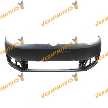 Bumper Volkswagen Touran 1T and Caddy 2K 2010 to 2015 | Forward | Primed | Narrow Support Plate | OEM 1T0807221MGRU