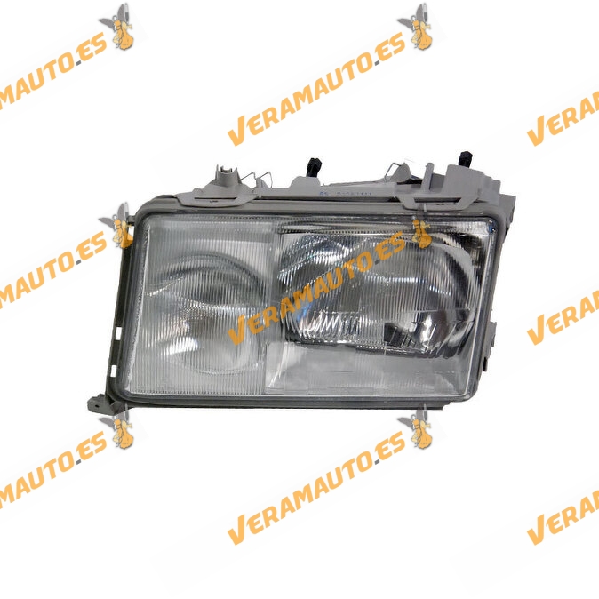 Headlight Mercedes E-Class W124 from 1984 to 1993 | Left | H3+H4 | Pneumatic Adjustment | OE 1248205361