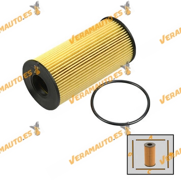 FILTRON Oil Filter OE 662/2 Mercedes Nissan Renault Opel | Renault Engines 2.0 - 2.5 dCi Type M9R | OE 8200362442