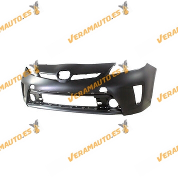 Bumper Toyota Prius XW30 from 2012 to 2016 | Front | Front Print | With Fogholes | OEM similar to 5211947934