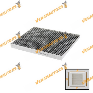 Cabin Filter SRLine Hyundai ix20 JC | KIA Venga YN 1.4 CRDi - 1.6 CRDi | Active Carbon | G4FA | G4FC | OE 971331P000