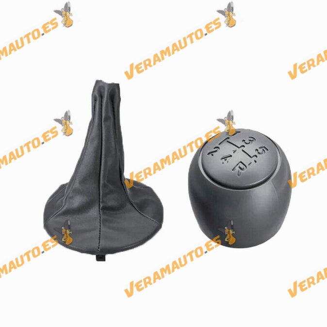 Knob and Bellows FIAT Panda from 2003 to 2012 | 500 from 2007 to 2015 | 5 Speeds | Full Knob
