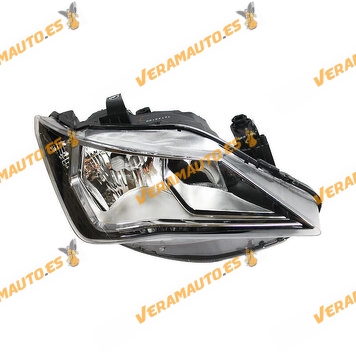 Faro Seat Ibiza Desde 2012 hasta 2015 H7 + H7 Delantero Derecho Similar a 6J1941006F, 6J1941034H