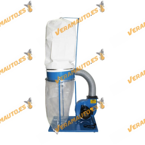Industrial Vacuum Cleaner, Sawdust and Shavings Extractor | Mobile Base | Two-Way Inlet | 220V | 2950 RPM | 1500W | 2 HP