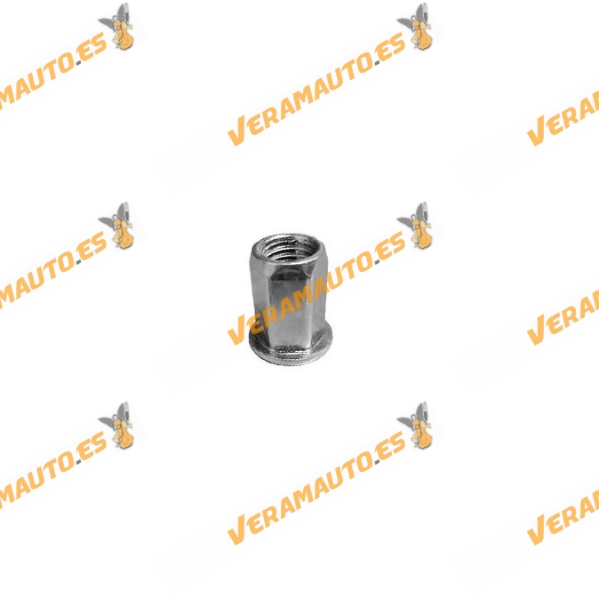 Set 10 Tuercas de Remache M4 | FIAT Ducato Panda Uno | Lancia Dedra para Molduras OEM 15624211