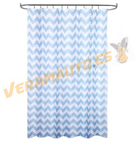 Waterproof Shower Curtain | Polyester | 180x200cm | Includes 12 Hooks