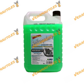PETROLINE Organic Antifreeze Fluid 10% | Green Colour | Summer Coolant | Protection down to -5°C