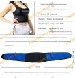 Self-Heating Magnetic Lumbar Support Belt | 16 Magnets | 2 Bone Type Back Supports | With two adjustable straps