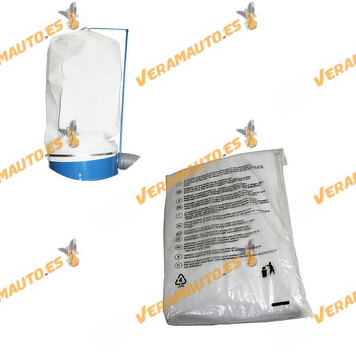 Bolsa | Saco de Tela Superior para Aspirador Industrial recoge virutas | Diámetro de 800 mm | Altura de 1000 mm