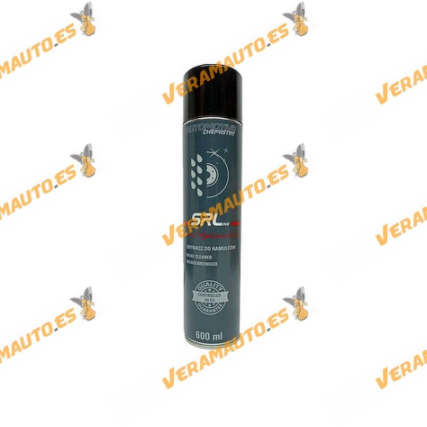 Limpiador Desengrasante de Frenos | Embragues | Maquinaria SRLine | Spray 600 ml | Elimina eficazmente Grasas y Aceites