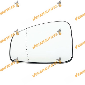 Glass + Mirror Base Renault Megane III from 2008 to 2016 | Latitude from 2010 to 2015 | Thermal | Aspherical | OEM 963660005R