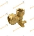 90º Wall Elbow Female Thread | Brass | Sizes Ø1/2" to Ø1".