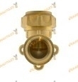 90º Wall Elbow Female Thread | Brass | Sizes Ø1/2" to Ø1".