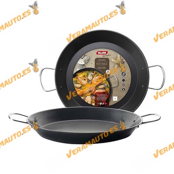 Gandia Non-stick Steel Paella Pan : Suitable for Gas, Induction, Electric and Vitroceramic Cookers | Metal Handles