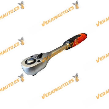 Reversible Ratchet Wrench | 1/4" 152mm Straight Shank | 72 Teeth.
