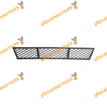 BMW 5 Series F10 F11 Bumper Center Grille from 12.2009 to 06.2013 | Black | OEM 51117285950