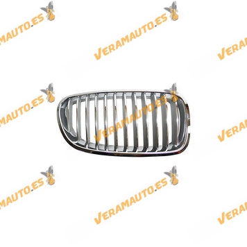 copy of Front grille front left front BMW 5 Series F10 F11 from 2009 to 2013 | Chrome / Silver | OEM