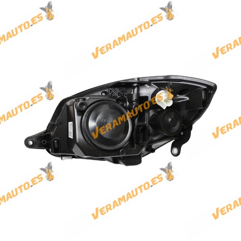 Faro Derecho HELLA Skoda Fabia de 2007 a 2010 | Lampara H7 Con Lupa | Regulacion Electrica