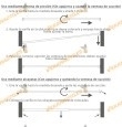 Extendable Curtain Rod With Adjustable Pressure Spring | With Support and Suction Cups | Size 60 / 105cm | 2 Unit