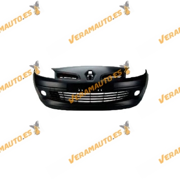 Paragolpes Delantero Renault Clio de 2005 a 2009 | Imprimado Completo con Hueco Antiniebla | OEM 7701208681