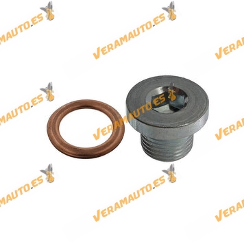 Oil Pan Drain Plug Volvo | suzuki | Peugeot | Ford | FIAT | Citroen | With Copper Washer OEM 8653808