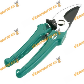 Green Pruning Shears | One Handed Use | 8" | Teflon Coated Steel Blade