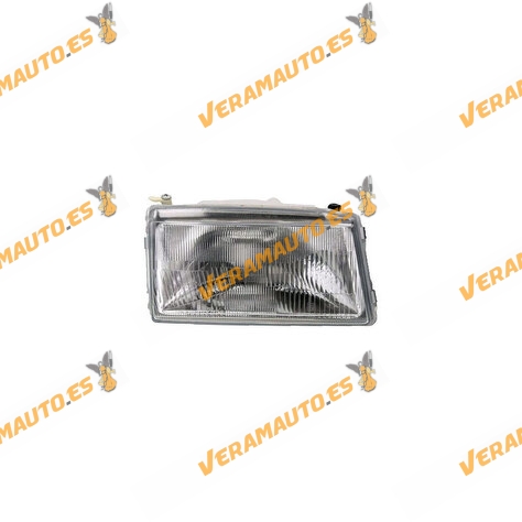 Headlight Fiat Uno 146 from 1989 to 2002 Right Front | H4 and W5W | Manual Adjustment | OE 7722316 | 9945158 | 9945163 | LPB121
