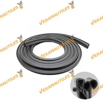 Weatherstrip | Front Door Seal Jumper | Ducato | Boxer from 1994 to 2006 | Reinforced with Metal Strip | 1348439080