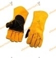 Welder's Gloves Leather Gloves | Yellow | Size 10XL | Length 35cm