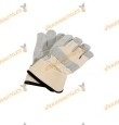 Safety Work Glove | Brown Leather | Size 10