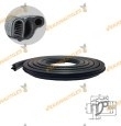 Weatherstrip Door Seal Mercedes Sprinter | Volkswagen LT II | Reinforced with Metal Strip | 5 Metres | OE 2D1843791