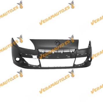 Front Bumper Renault Scenic III (JZ) from 05-2009 to 2011 | Printed | With Holes for Fog Lamps | OE 620222226R