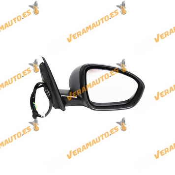 Rearview Mirror Renault Megane IV from 2016 to 2024 Electric with Right Turn Signal Thermal Printed 9 Pins OEM 963742692R