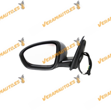 Rearview Mirror Renault Megane IV from 2016 to 2024 Electric with Left Turn Signal Thermal Printed 7 Pins OEM 963737470R