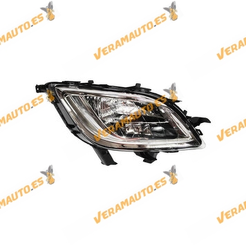 Fog Light Opel Astra J from 2009 to 2012 Right with Silver Frame | Sedan Sports Tourer 5D | OEM 13293619