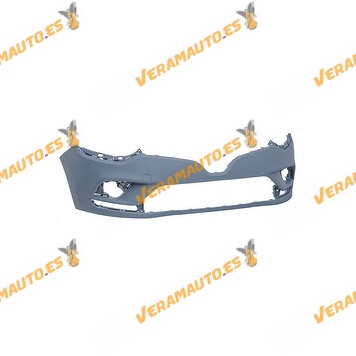 Front Bumper Renault Clio IV from 2016 to 2019 Printed with Fog Hole OEM 620226290R