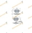 Pastillas de Freno Audi | SEAT | Volkswagen | Skoda | Eje Delantero | Con Contacto de Avisador de Desgaste | OE 3C0698151D
