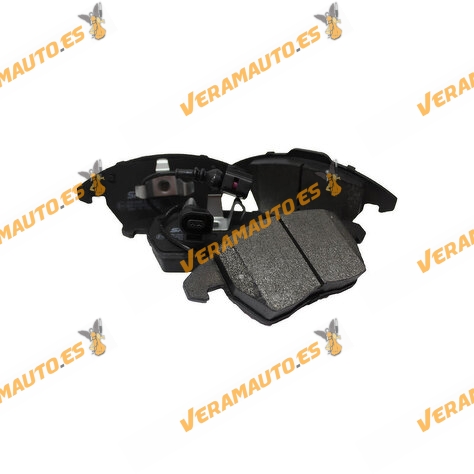 Brake Pads Audi | SEAT | Volkswagen | Skoda | Front Axle | With Wear Indicator Contact | OE 3C0698151D