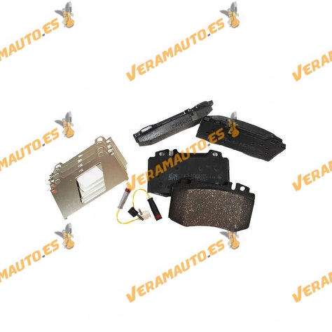 Brake Pads Mercedes W211 W203 | Front Axle | With Contact Wear Indicator | BREMBO System | A4420052067