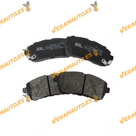 Brake Pads Ford Fiesta VI | Mazda 2 | Front Axle | With Wear Indicator | Lucas System - Girling | 04465B1190