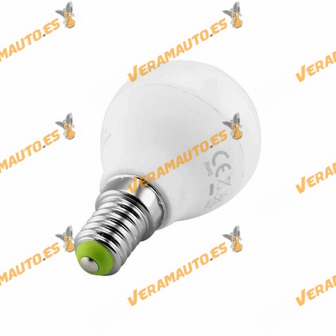 Bombilla Esferica de LED | Casquillo E14 ( Maximo 40w) | 6000K | 450 Lumens