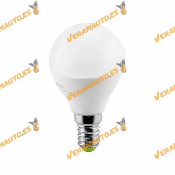 Bombilla Esferica de LED | Casquillo E14 ( Maximo 40w) | 6000K | 450 Lumens